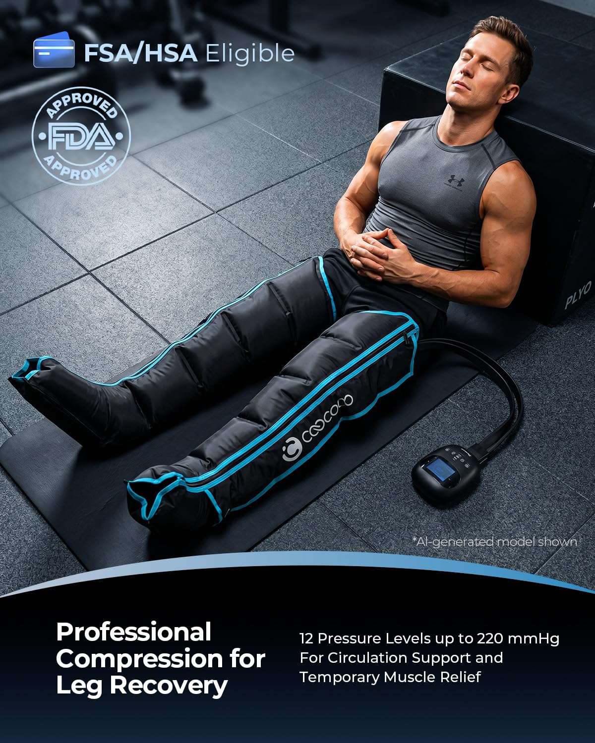Full Leg Compression Massager Q415