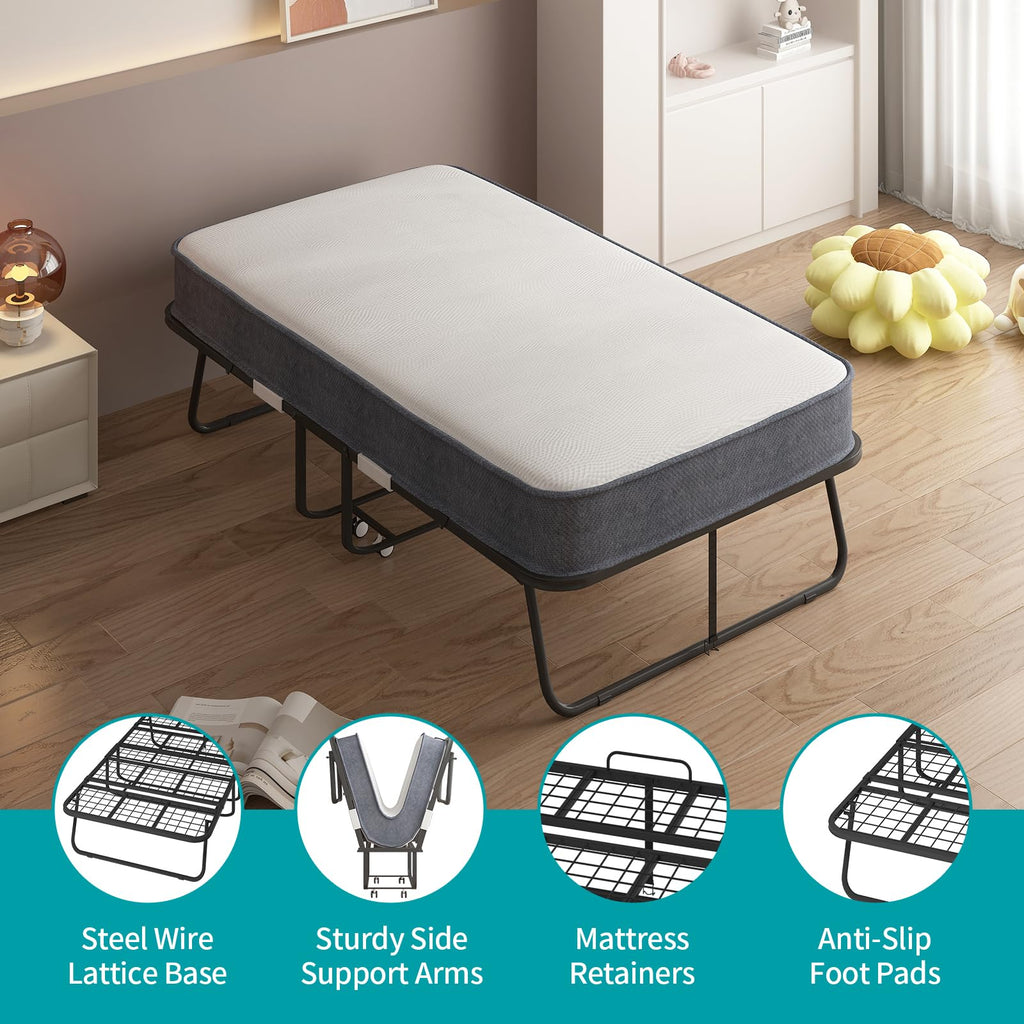 Rollaway Bed with Mattress T3486