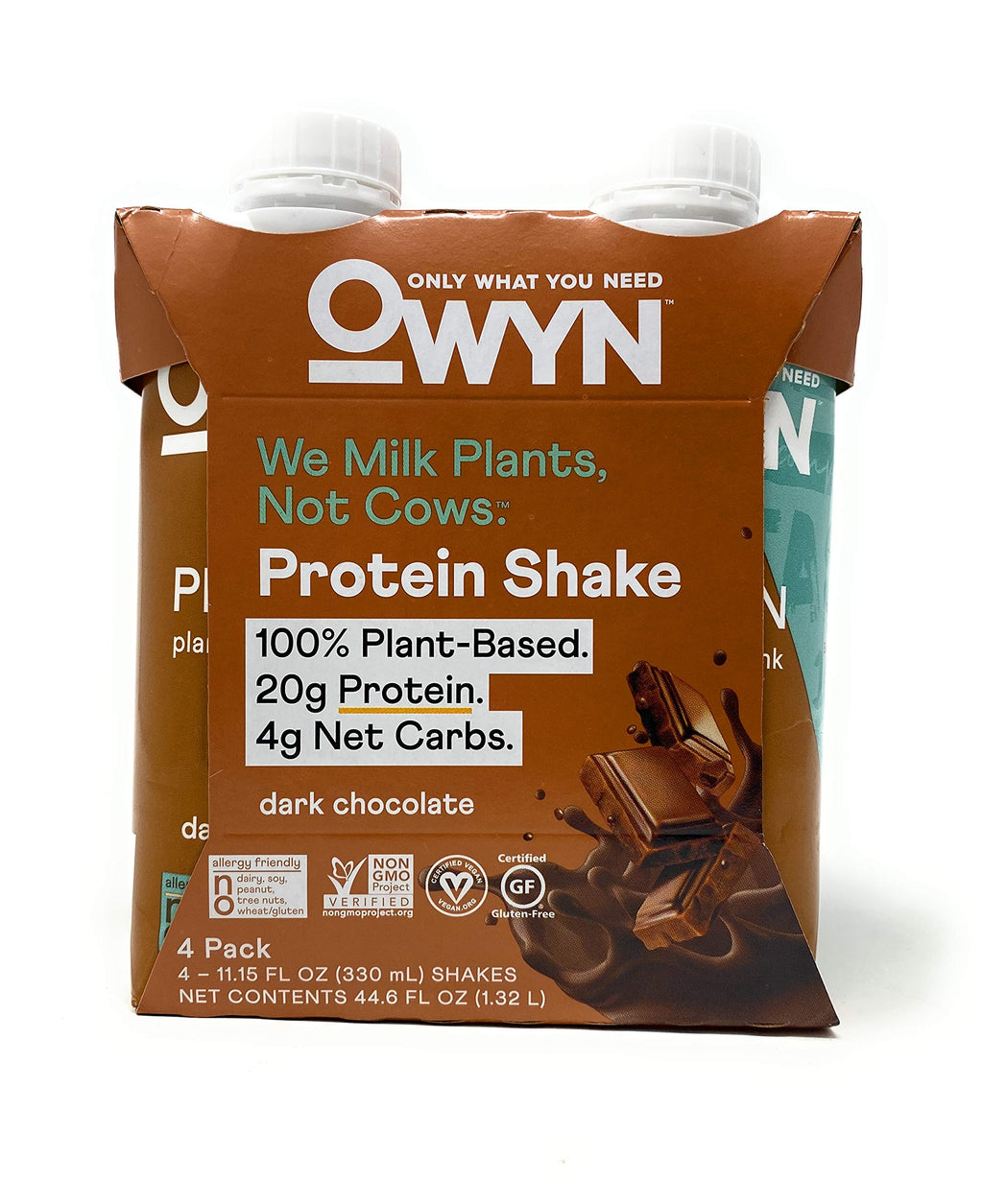 Dark Chocolate Plant Based Protein Shake 4pk J503706
