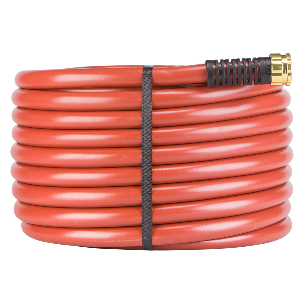 Heavy Duty Watering Hose, 100' Length, 3/4" Diameter, 400+ PSI, Red E73512