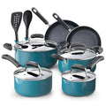 12-Piece Nonstick Induction Compatible Cookware Set M450366