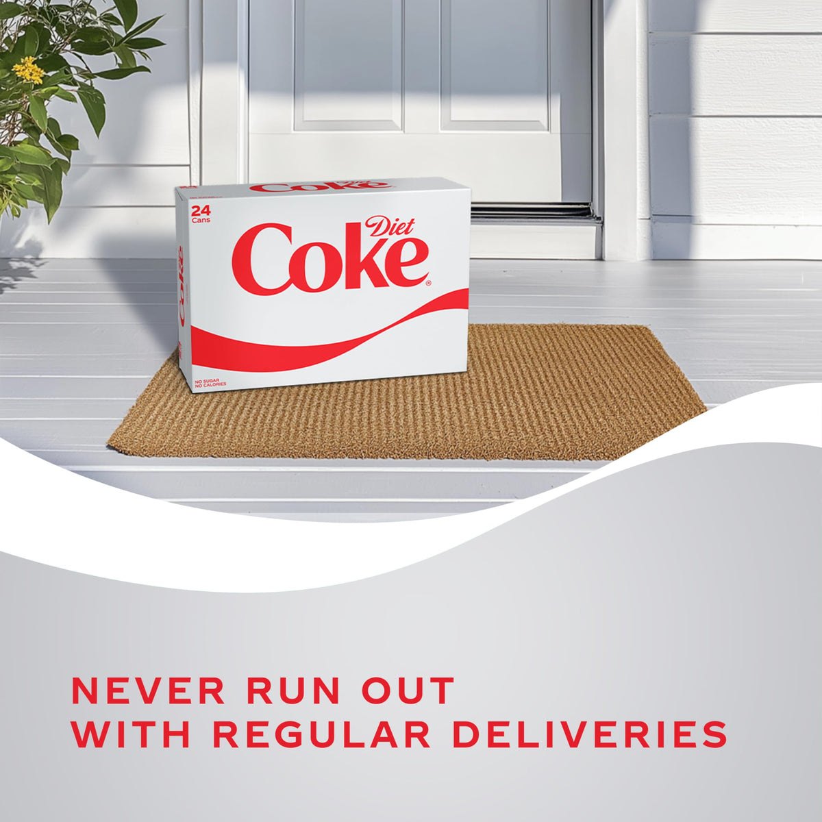 Diet Coke Soda Soft Drink Cans, 12 fl oz, 24 Pack H6610