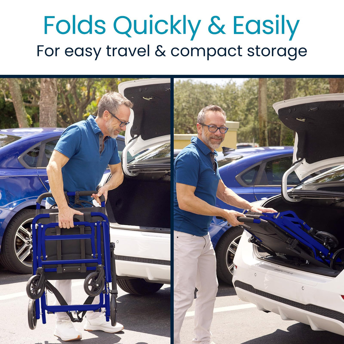 Ultra-Lightweight Transport Wheelchair Z684423