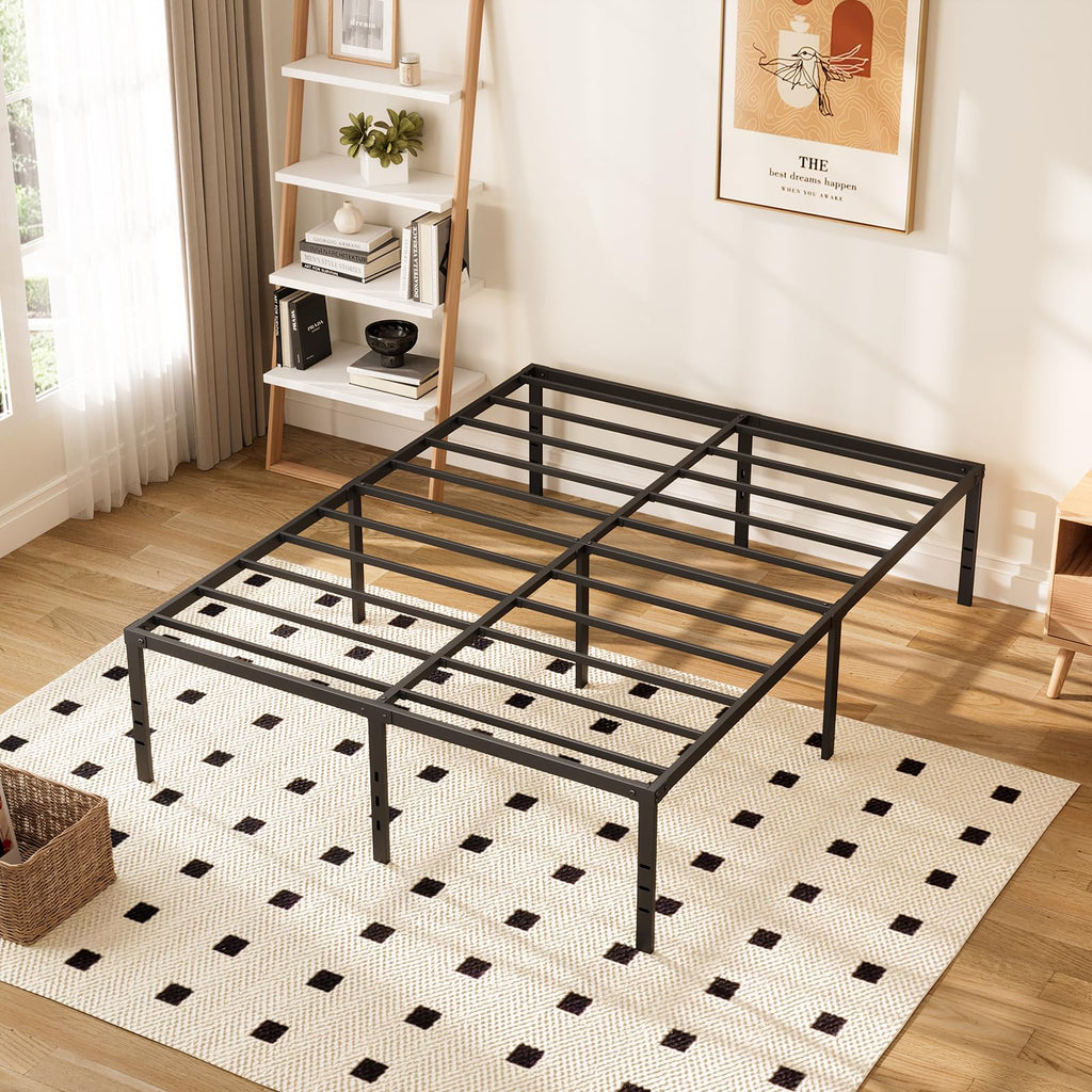 Queen 14-Inch Heavy-Duty Platform Bed Frame B52516
