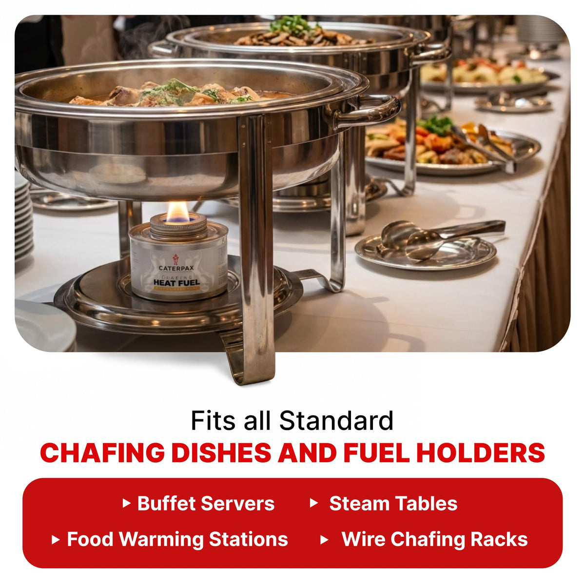 6 Hour Chafing Fuel Cans 12 Pack H89610