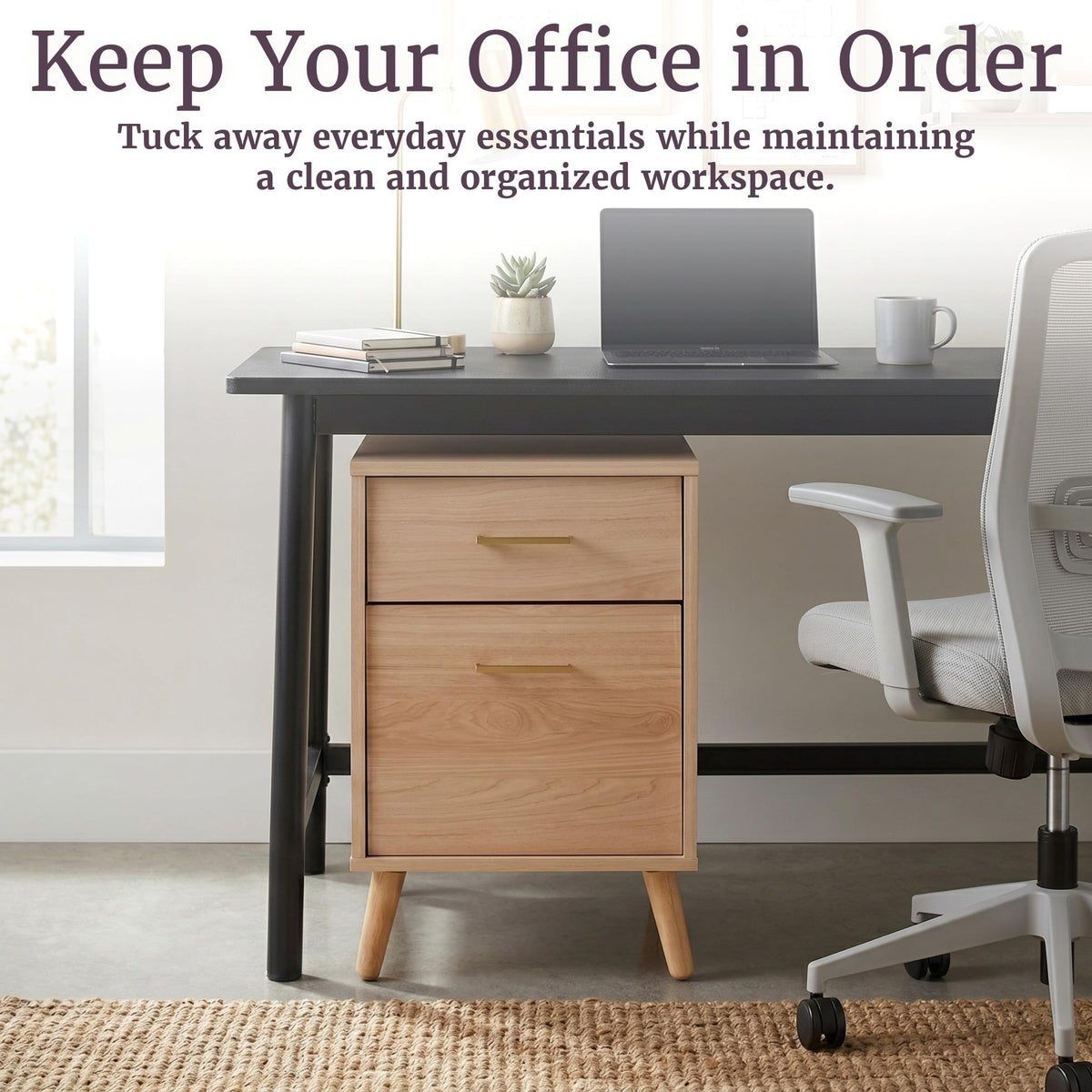 2 Drawer File Cabinet T5652