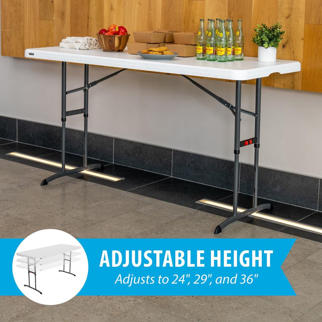 6-Foot Adjustable Height Nesting Table D90066