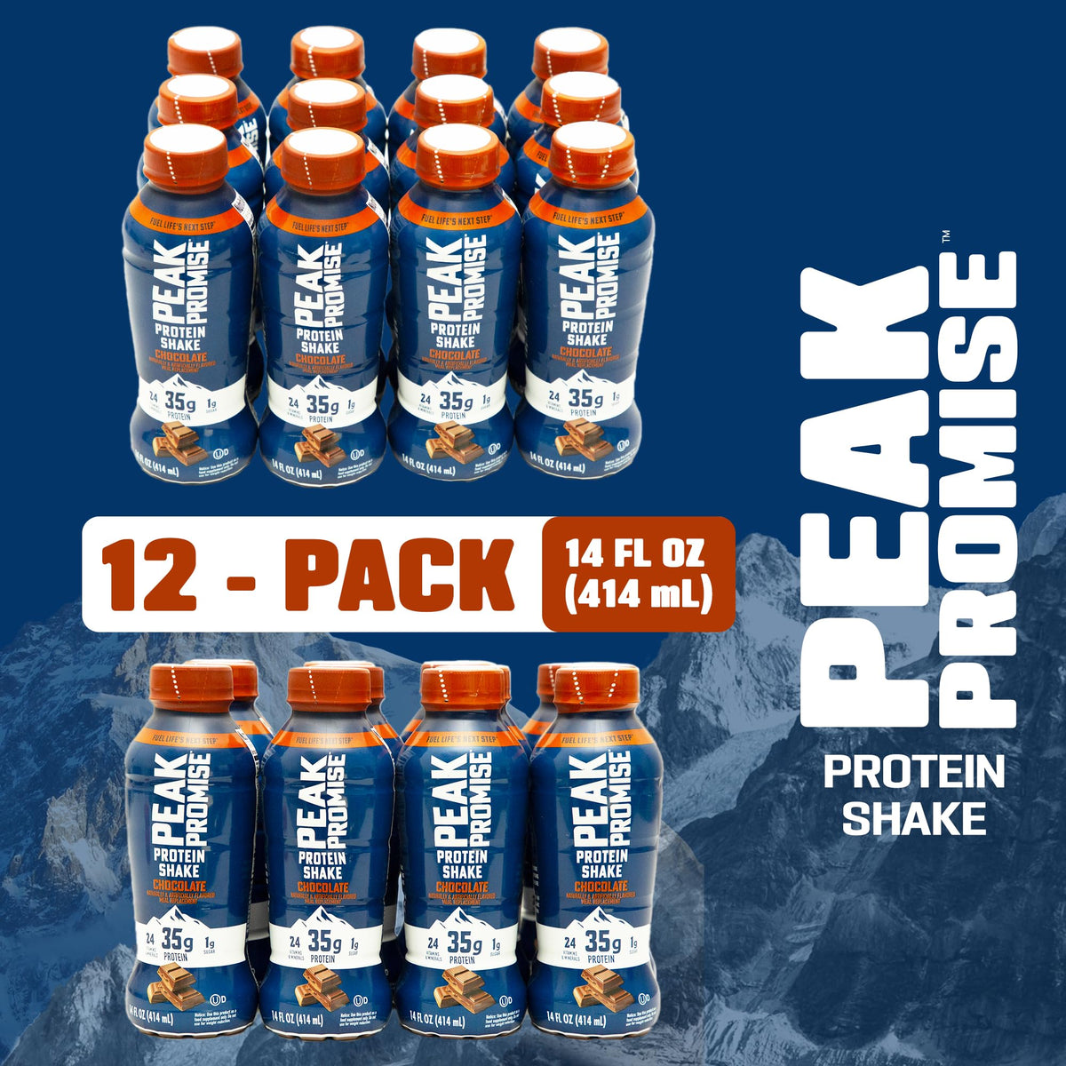 35g Protein Shake, 14 fl oz, 12 pack, Chocolate F331