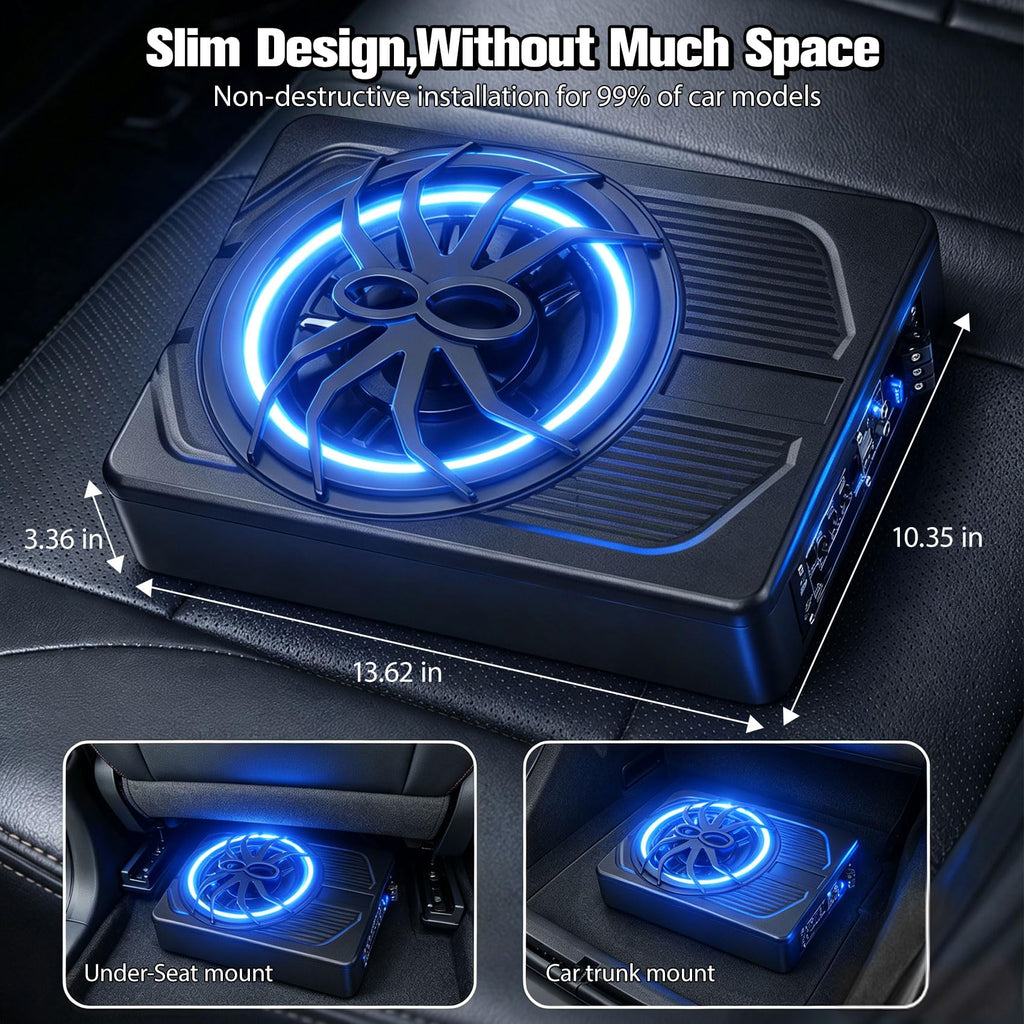 800W Under Seat Subwoofer with Amp Z523838