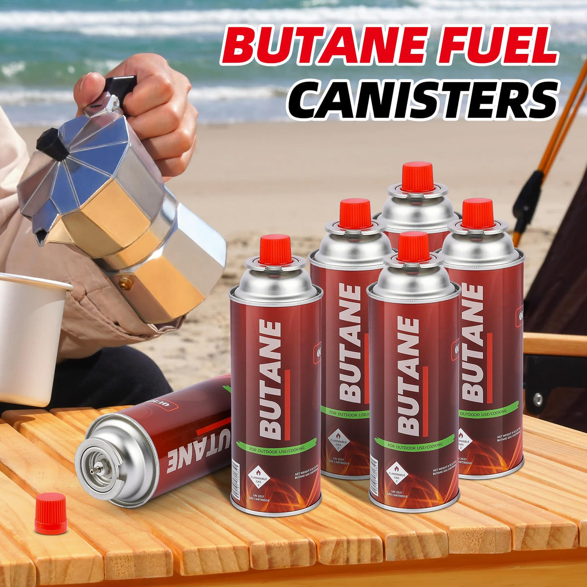 Butane Fuel Canisters 24 Pack U286