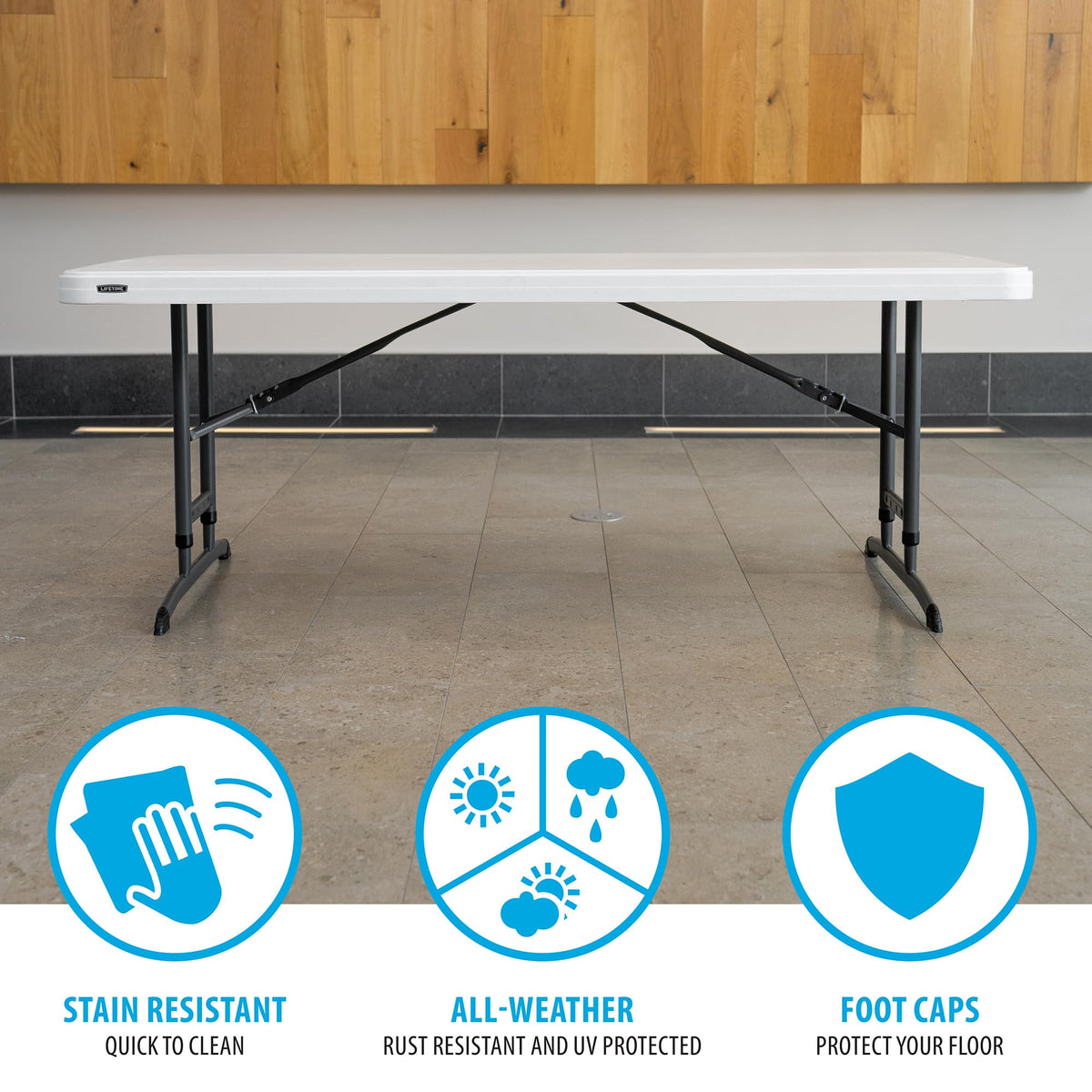 6-Foot Adjustable Height Nesting Table D90066