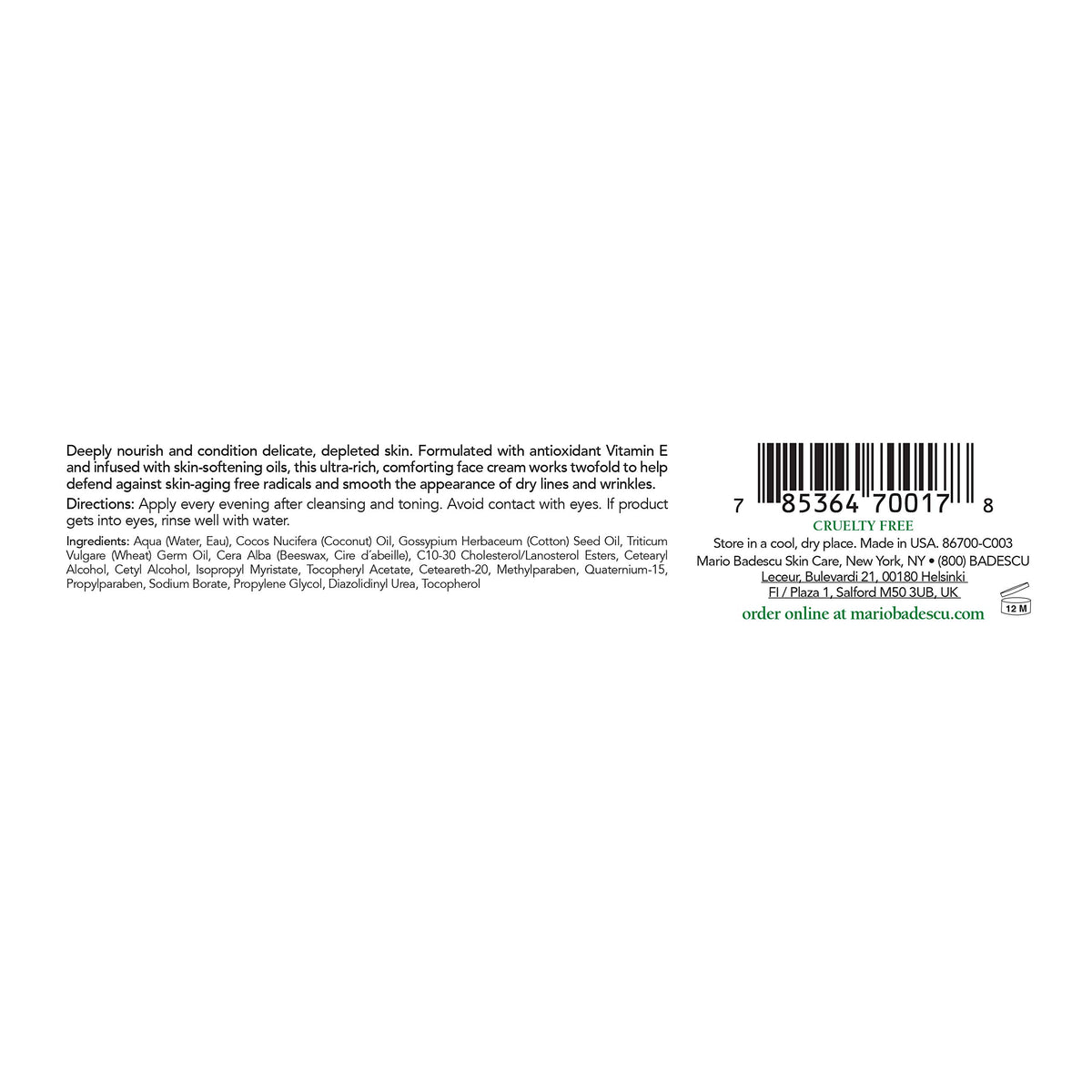 Night Cream Face Moisturizer B93801