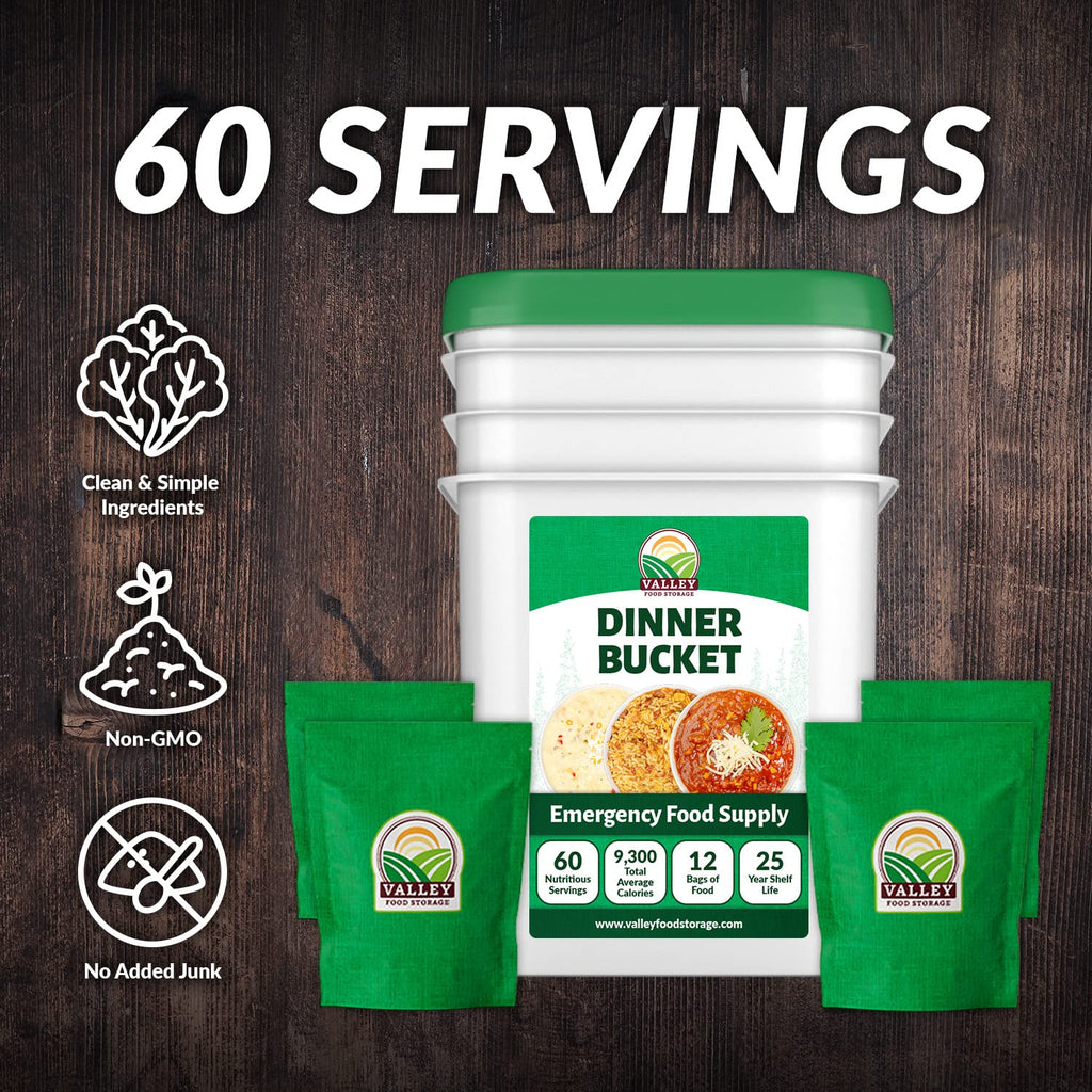 60 Serving Emergency Food Supply Bucket O40707