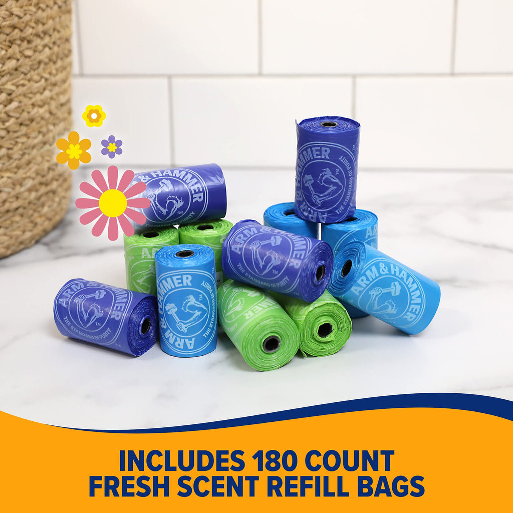 Dog and Cat Waste Bags, 180 Count O583968