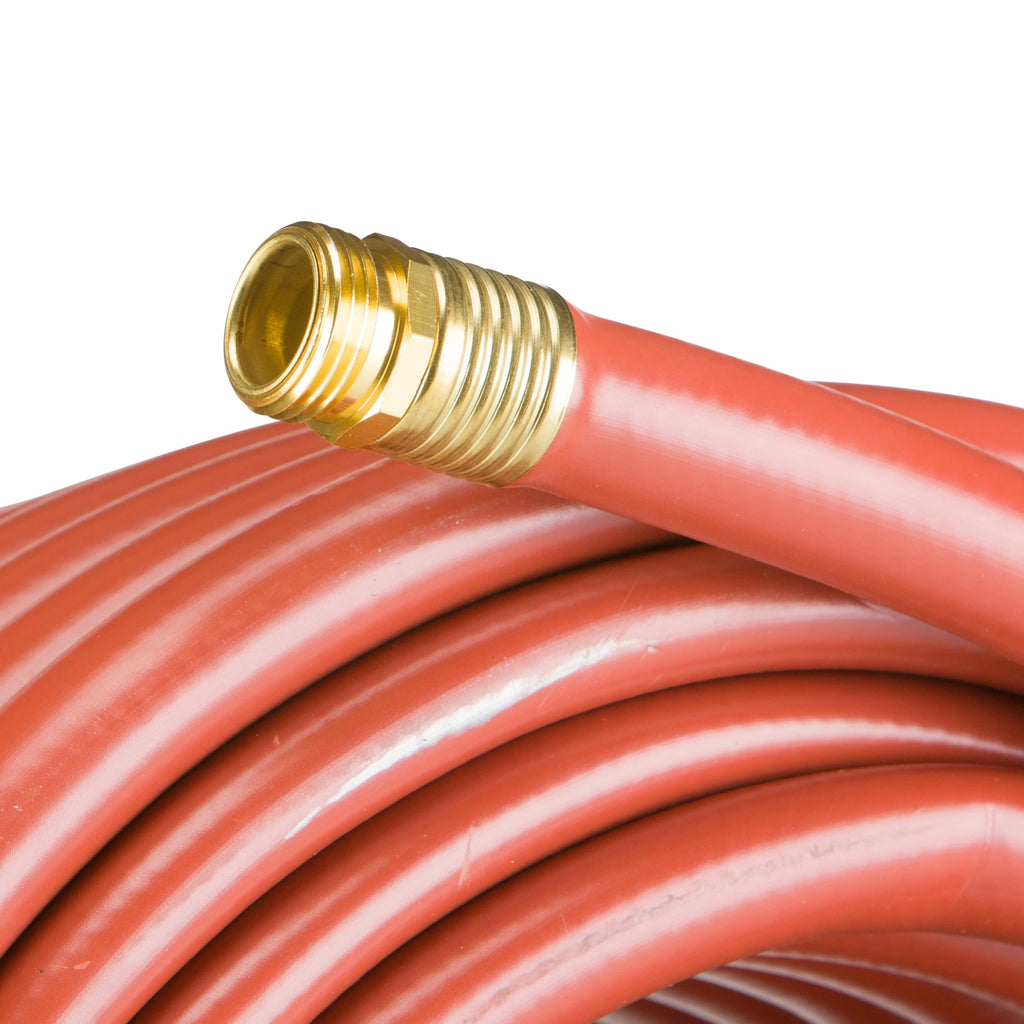 Heavy Duty Watering Hose, 100' Length, 3/4" Diameter, 400+ PSI, Red E73512