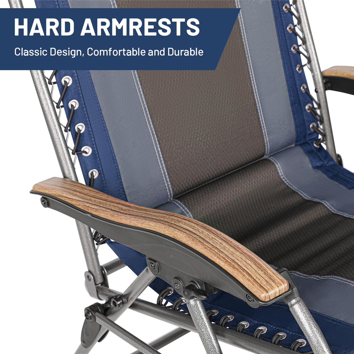 Oversized Zero Gravity Padded Reclining Lounge Chair with Cup Holder 350 lbs H754031