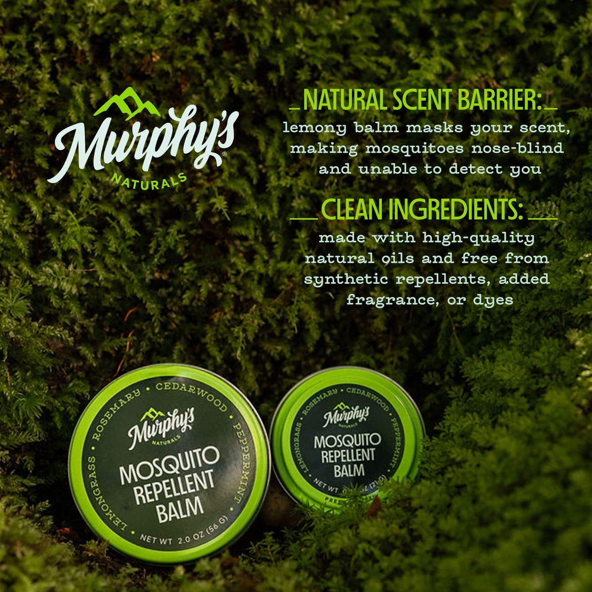 Plant-Based Mosquito Repellent Balm 2 oz J574870