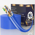 Cat6 Ethernet Cable 1000FT 23AWG Solid CCA Blue L185