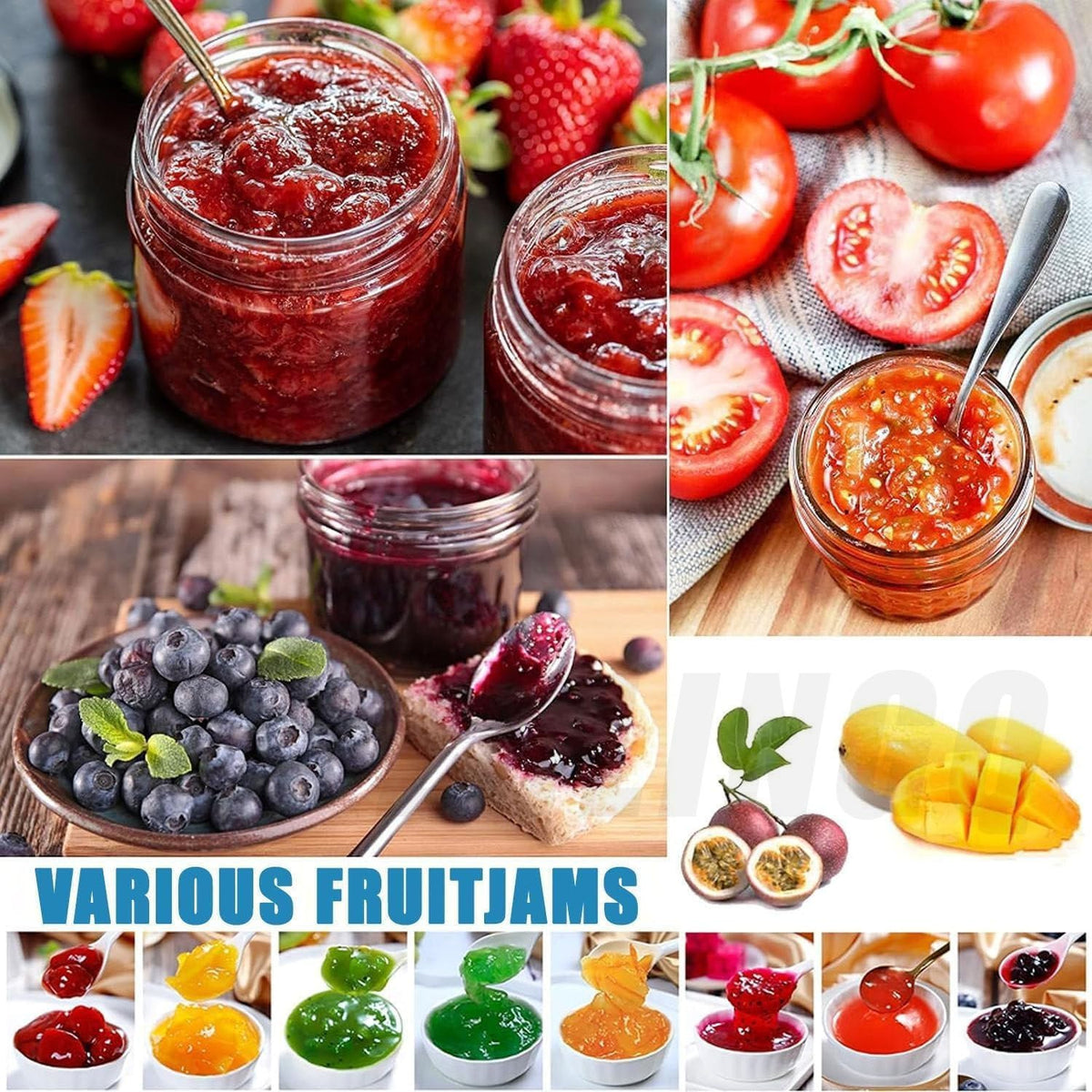 450W Electric Tomato Strainer with Funnel and Trough O840