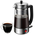 10-Cup Electric Percolator Coffee Pot with Borosilicate Carafe Q1588