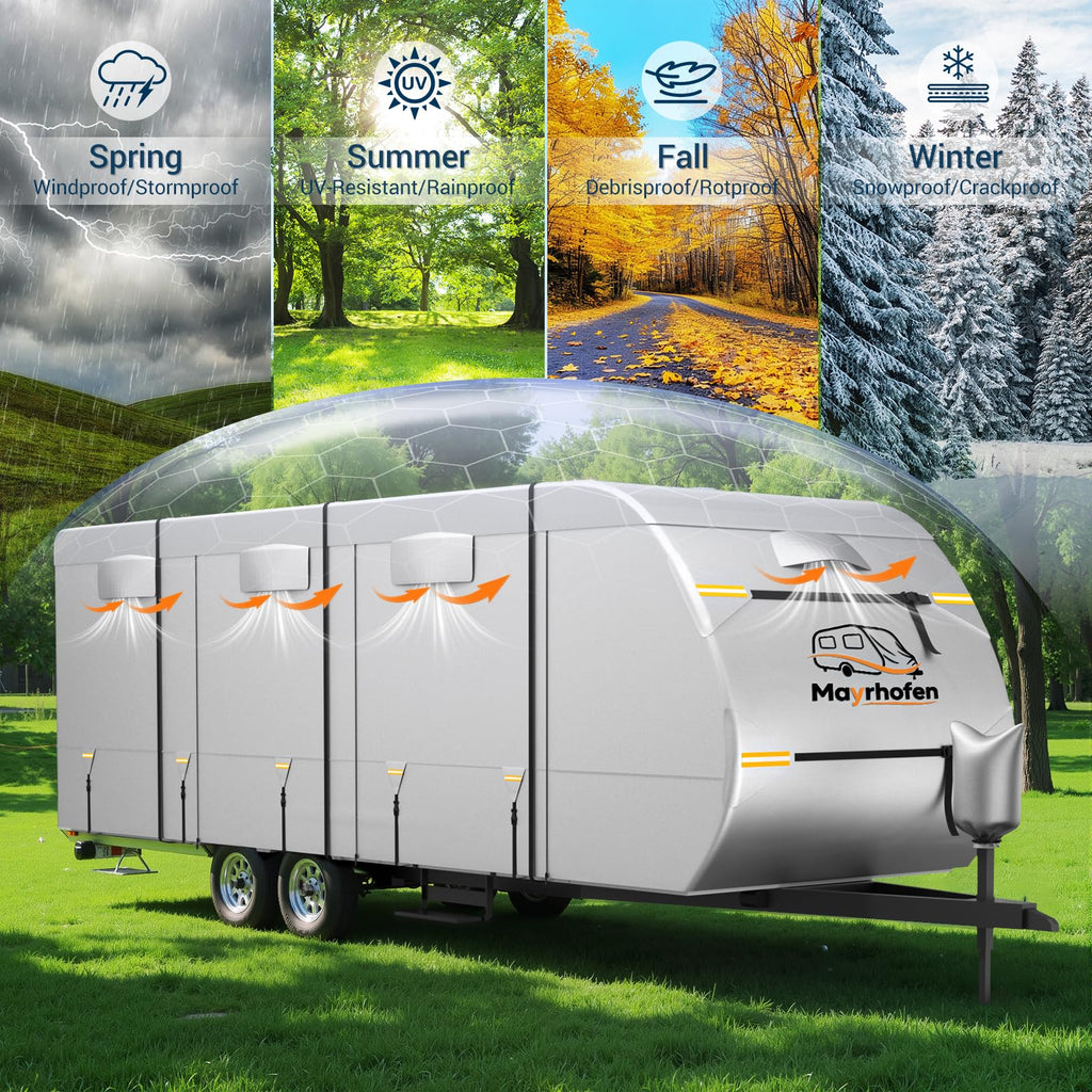 14-16ft 6 Layers 600D Oxford Waterproof RV Cover O271015