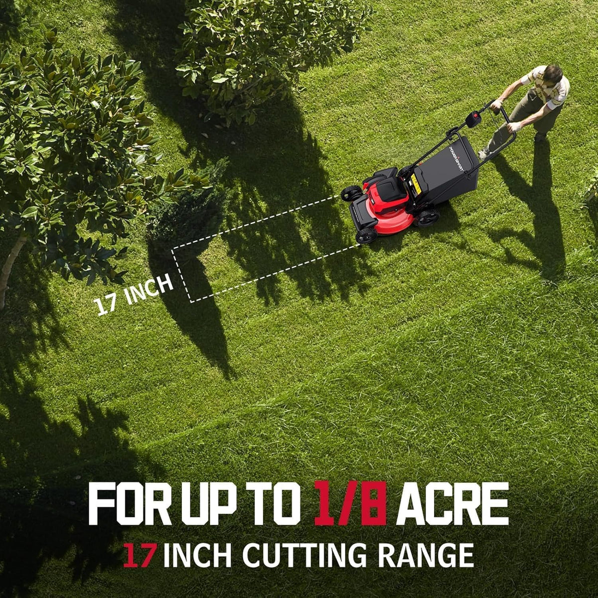 Electric Cordless Lawn Mower 17" 40V D4851