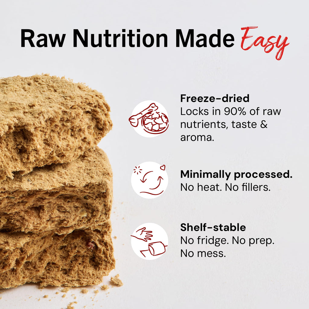 Freeze-Dried Raw Beef Grain-Free Dog Food 25 oz J388