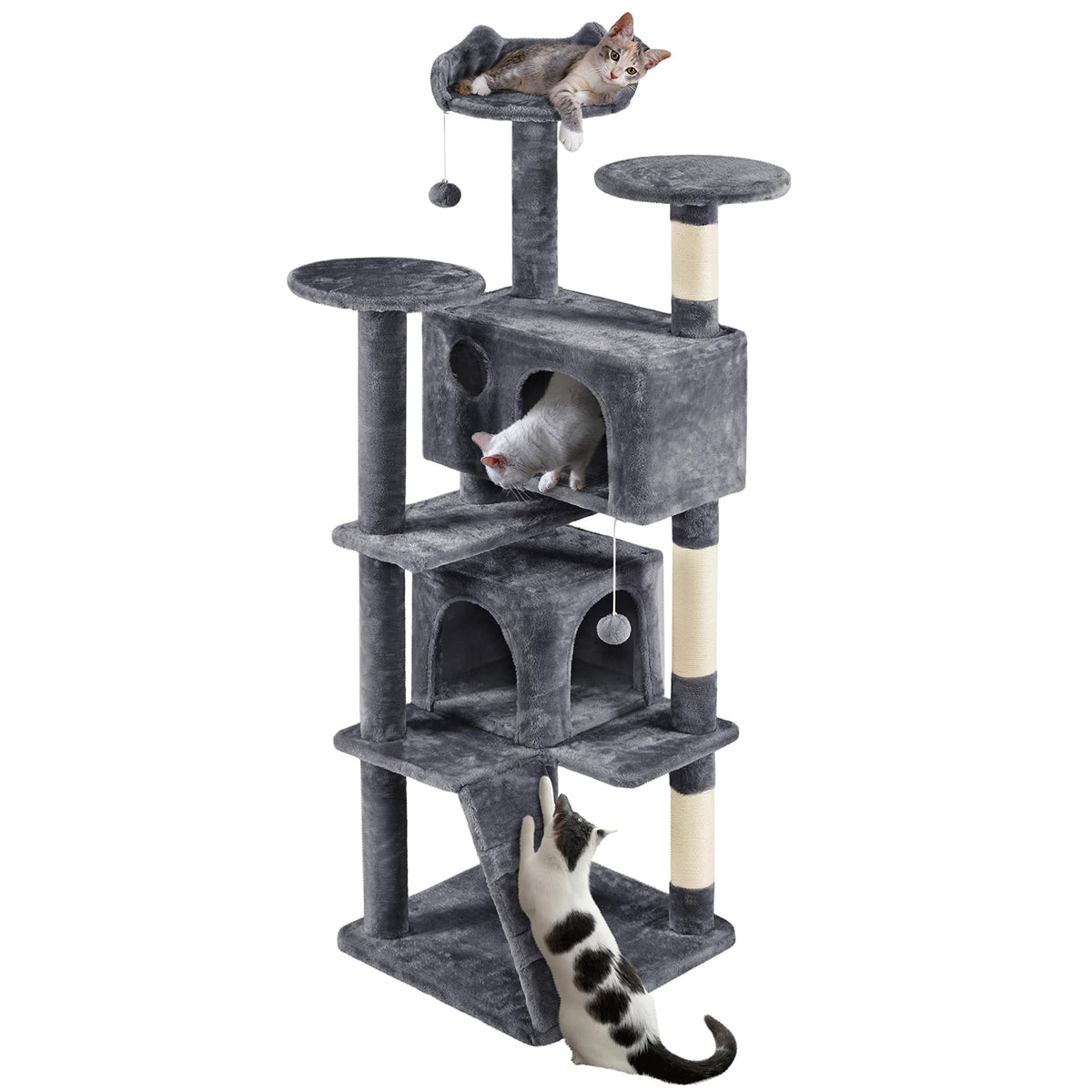 70in Cat Tree with Sisal Scratching Post X8467