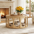 Round Coffee Table with Storage P1303