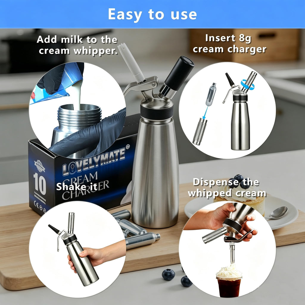 8g Whipped Cream Chargers 10 Pack N98479