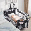 5-in-1 Baby Bassinet Bedside Sleeper with Changing Table E984891